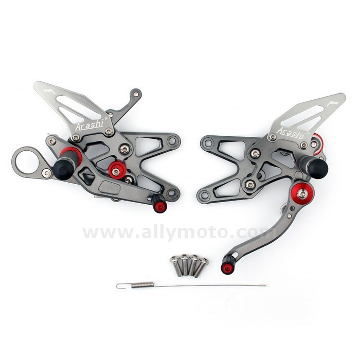 74 Rearset Foot Pegs Bmw S1000Rr 2010-2012 Gray@2